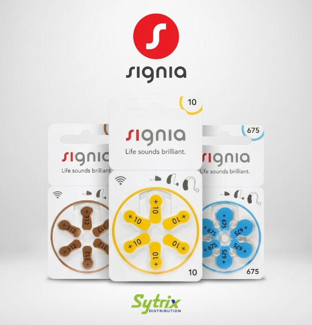 Premium Signia hearing aids distributed by Sytrix in Delhi, India
