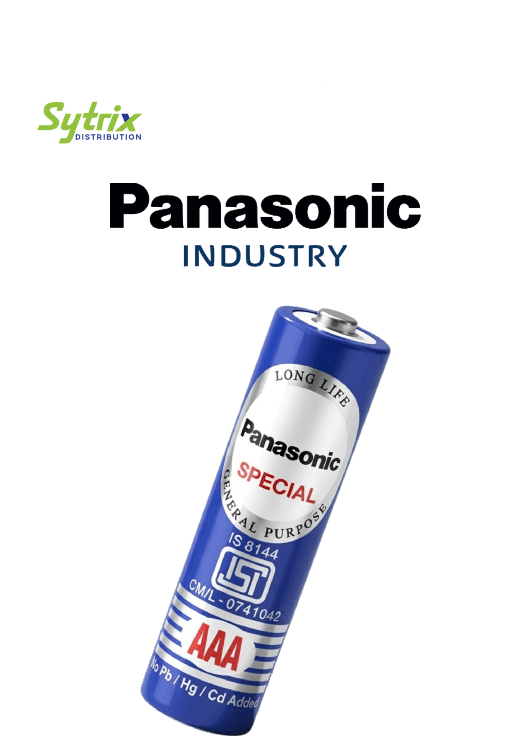 Genuine Panasonic eneloop and Evolta batteries supplied by Sytrix Distribution in Delhi, India