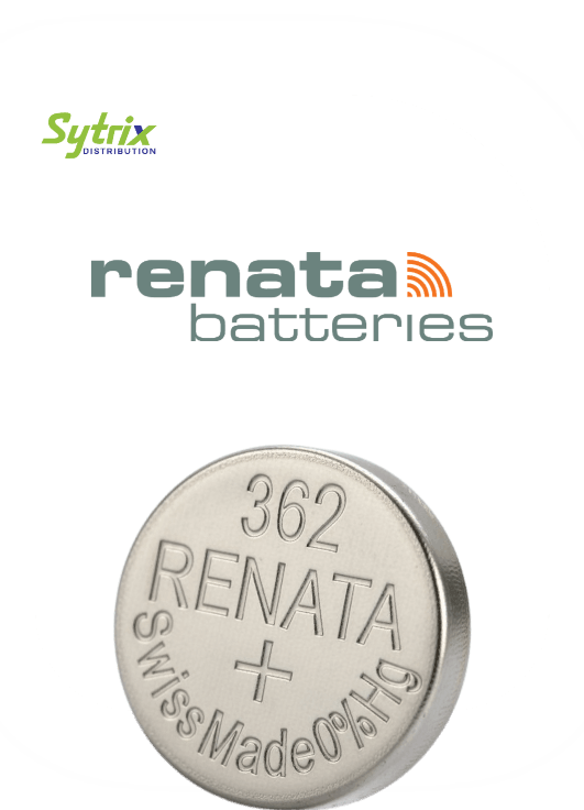 Authentic Renata silver oxide and lithium batteries distributed by Sytrix in Delhi, India